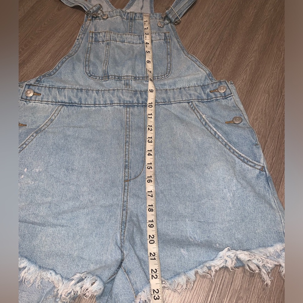 Women's | medium | overall shorts | blue jean 💙 - Picture 4 of 4